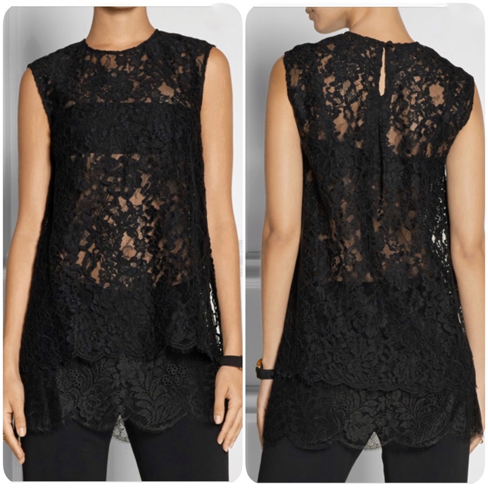 Adam Lippes layered lace top